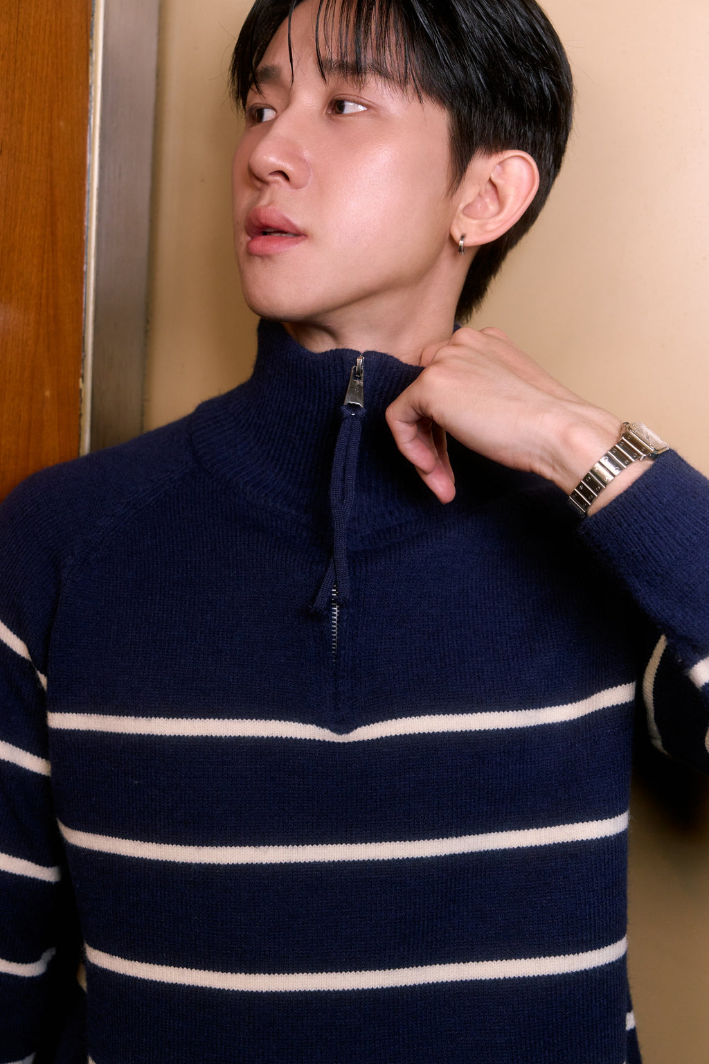 STRIPE KNIT SWEATER