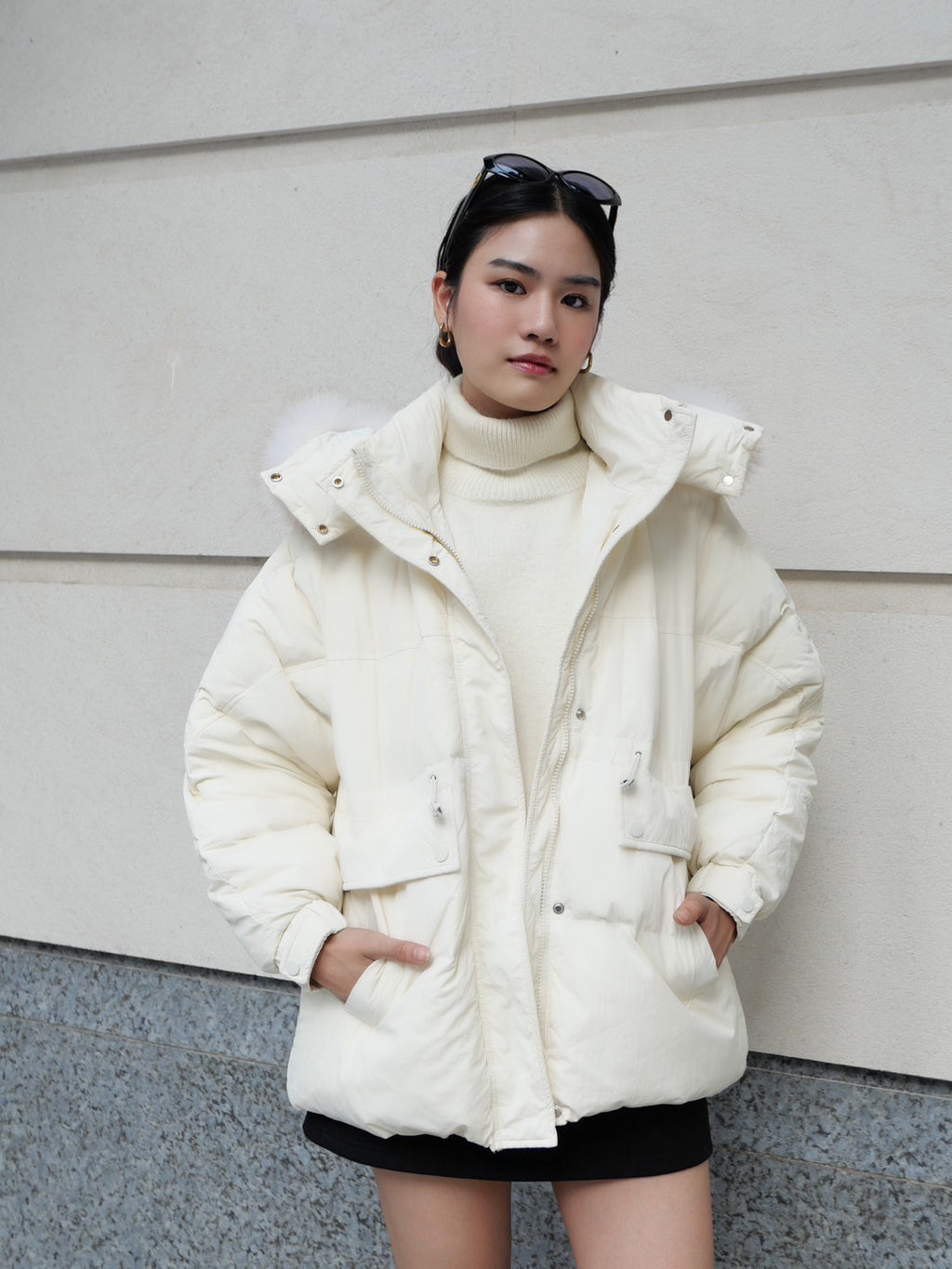 FUR DOWN JACKET