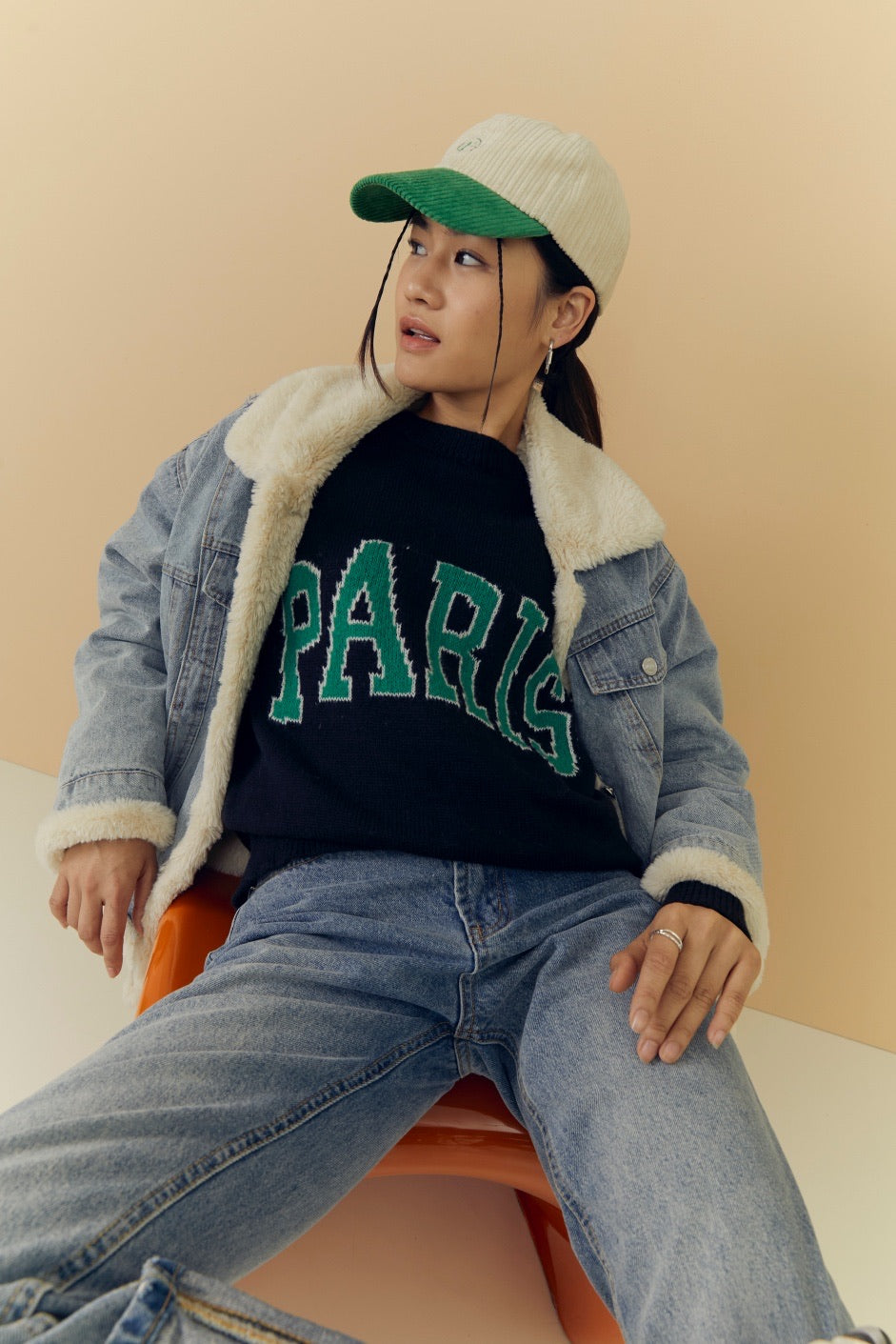 SHERPA TRUCKER DENIM JACKET