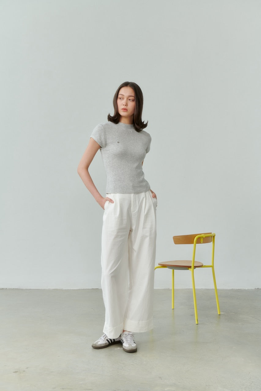DOUBLE BELT TROUSERS