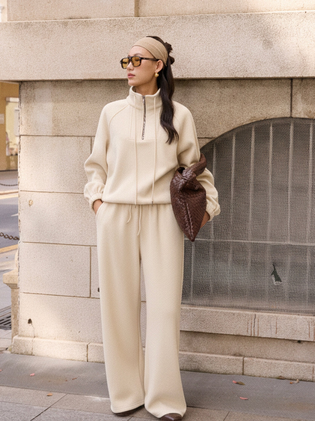 FUNNEL NECK AIRPORT SET - Available in 2 color