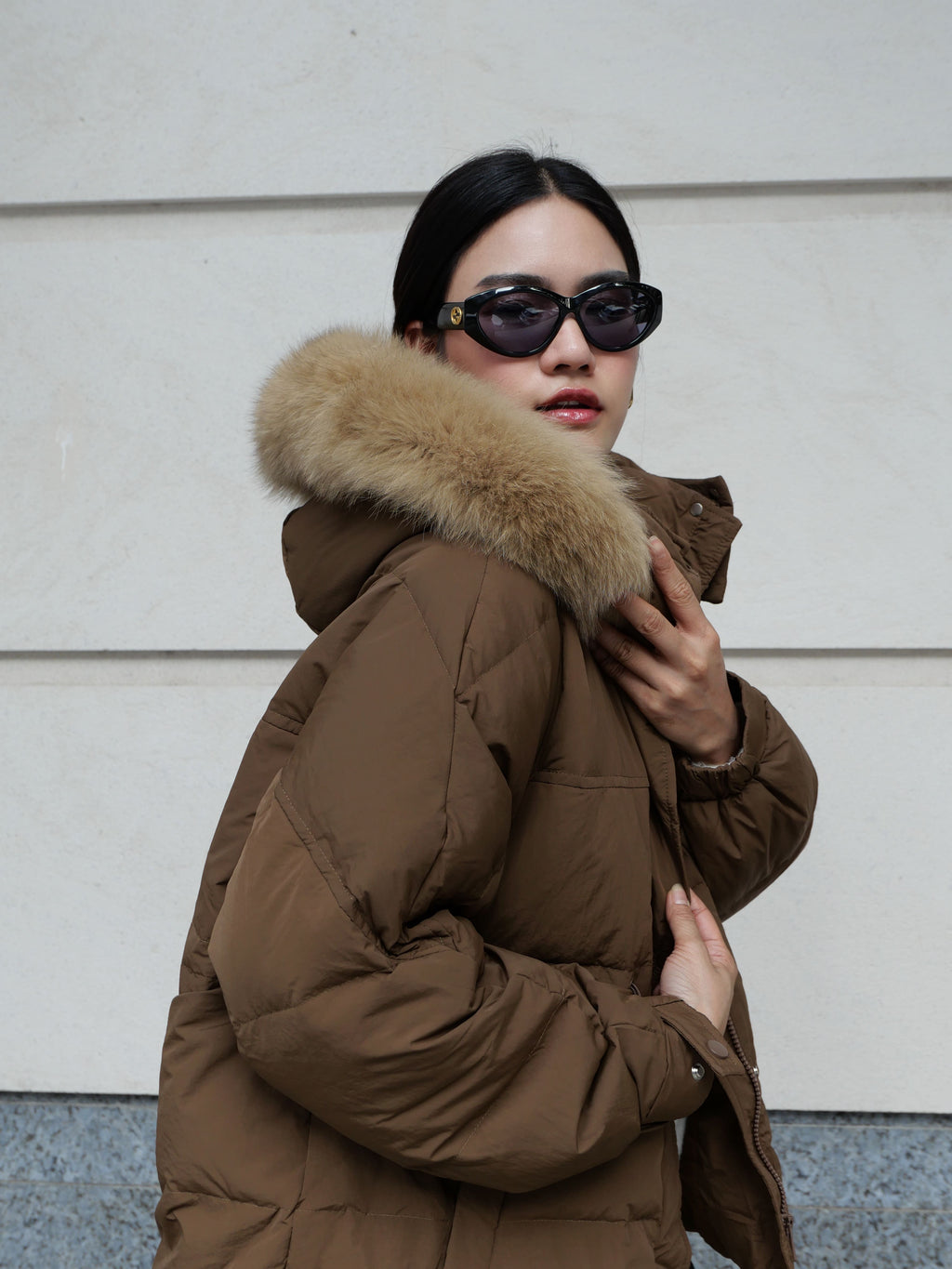 FUR DOWN JACKET