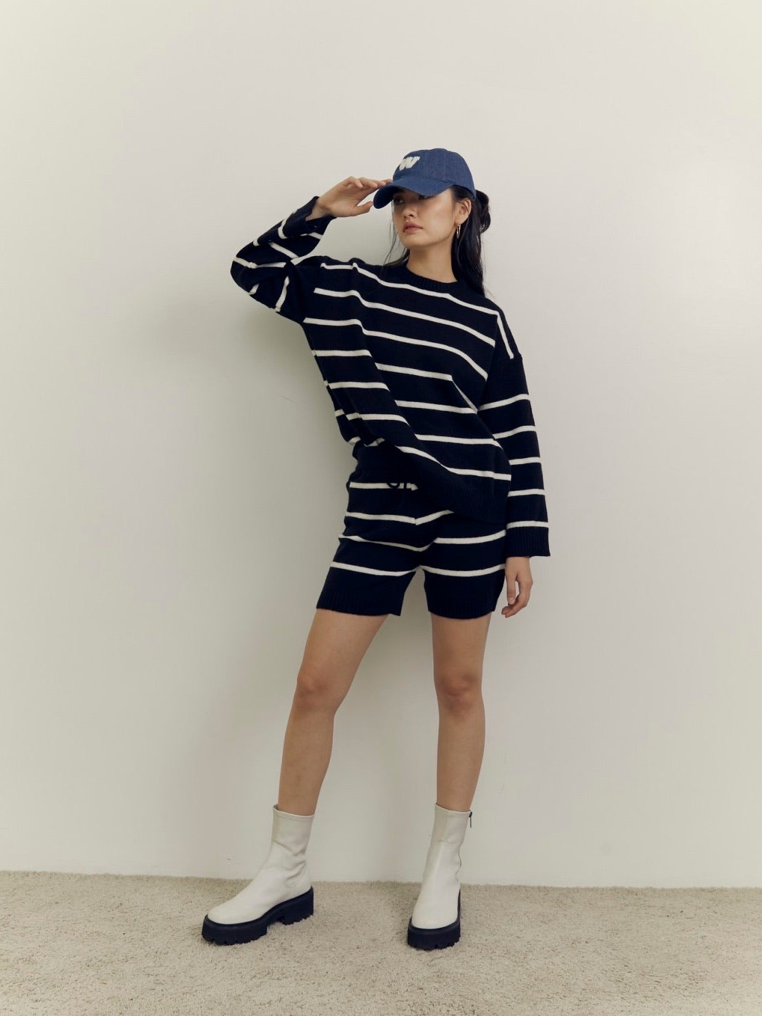 STRIPE KNIT SET