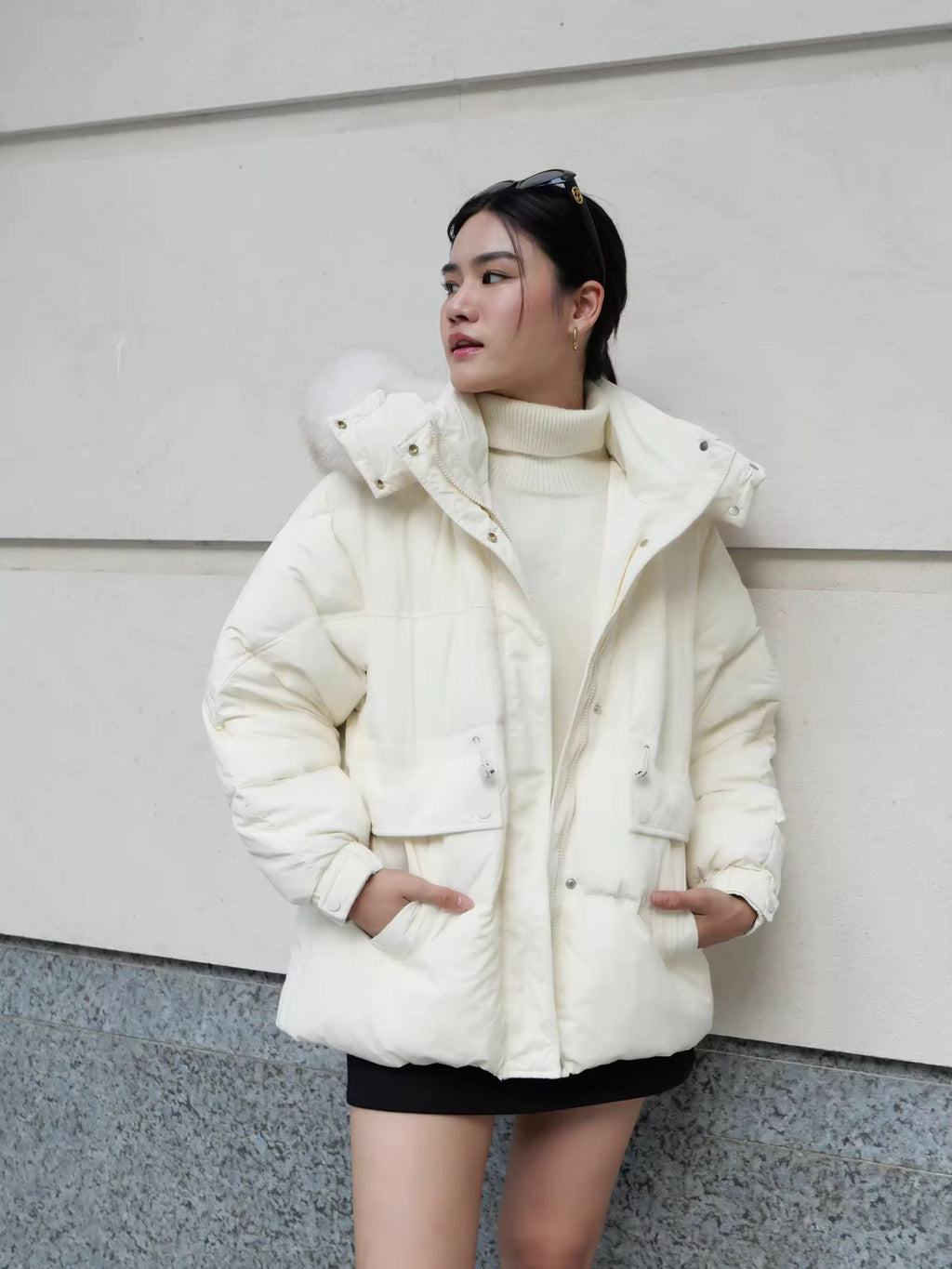 FUR DOWN JACKET