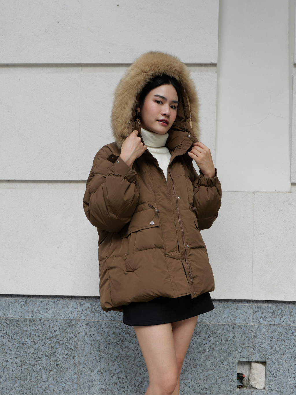 FUR DOWN JACKET