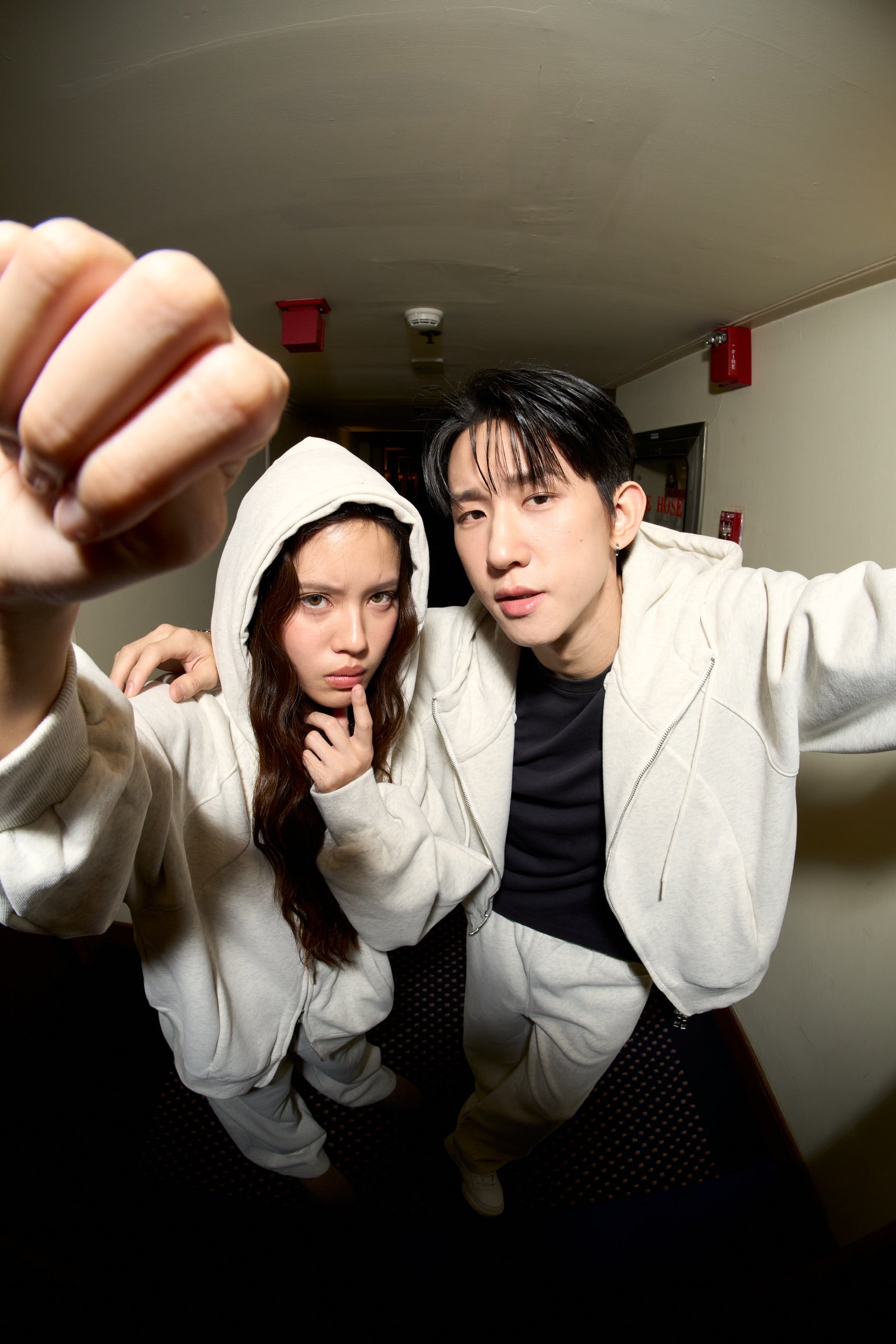 EXTRA WARM HOODIE SET - Available in 2 colors ( Oat, Navy)