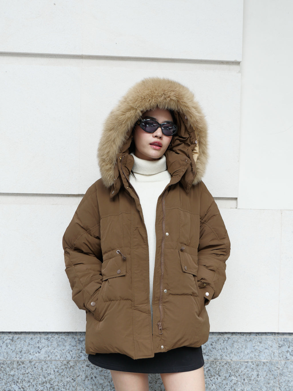 FUR DOWN JACKET