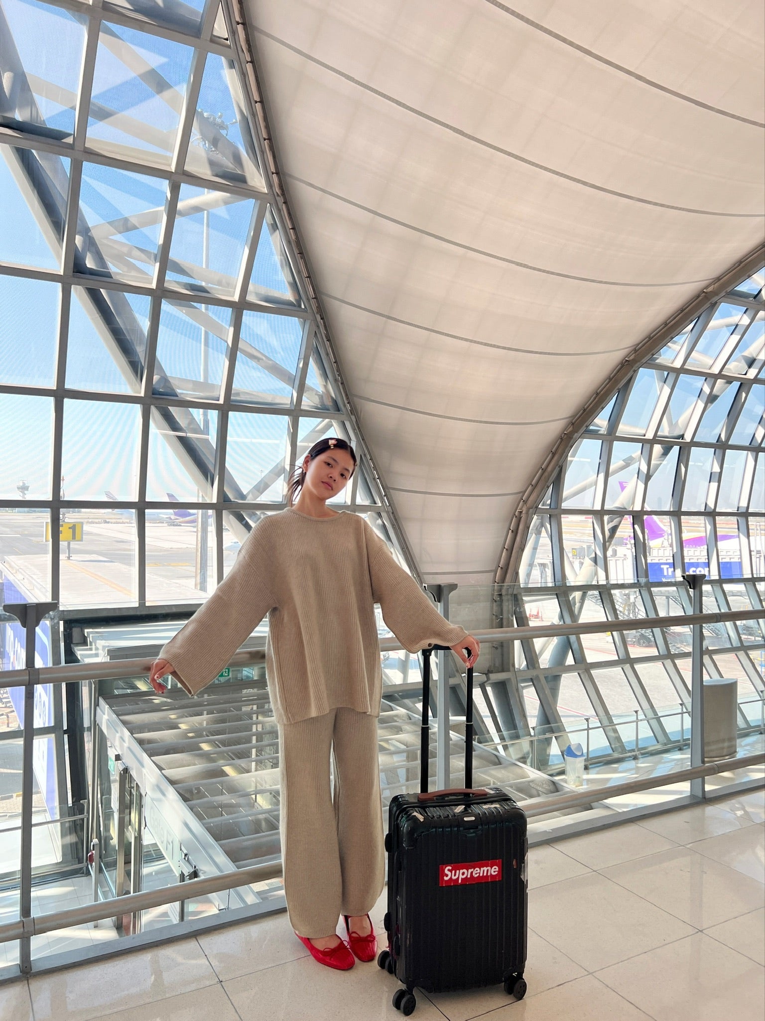 AIRPORT TROUSERS SET