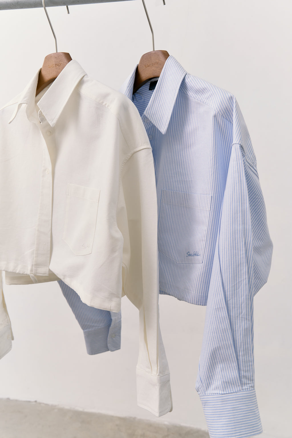 OXFORD CROPPED SHIRT