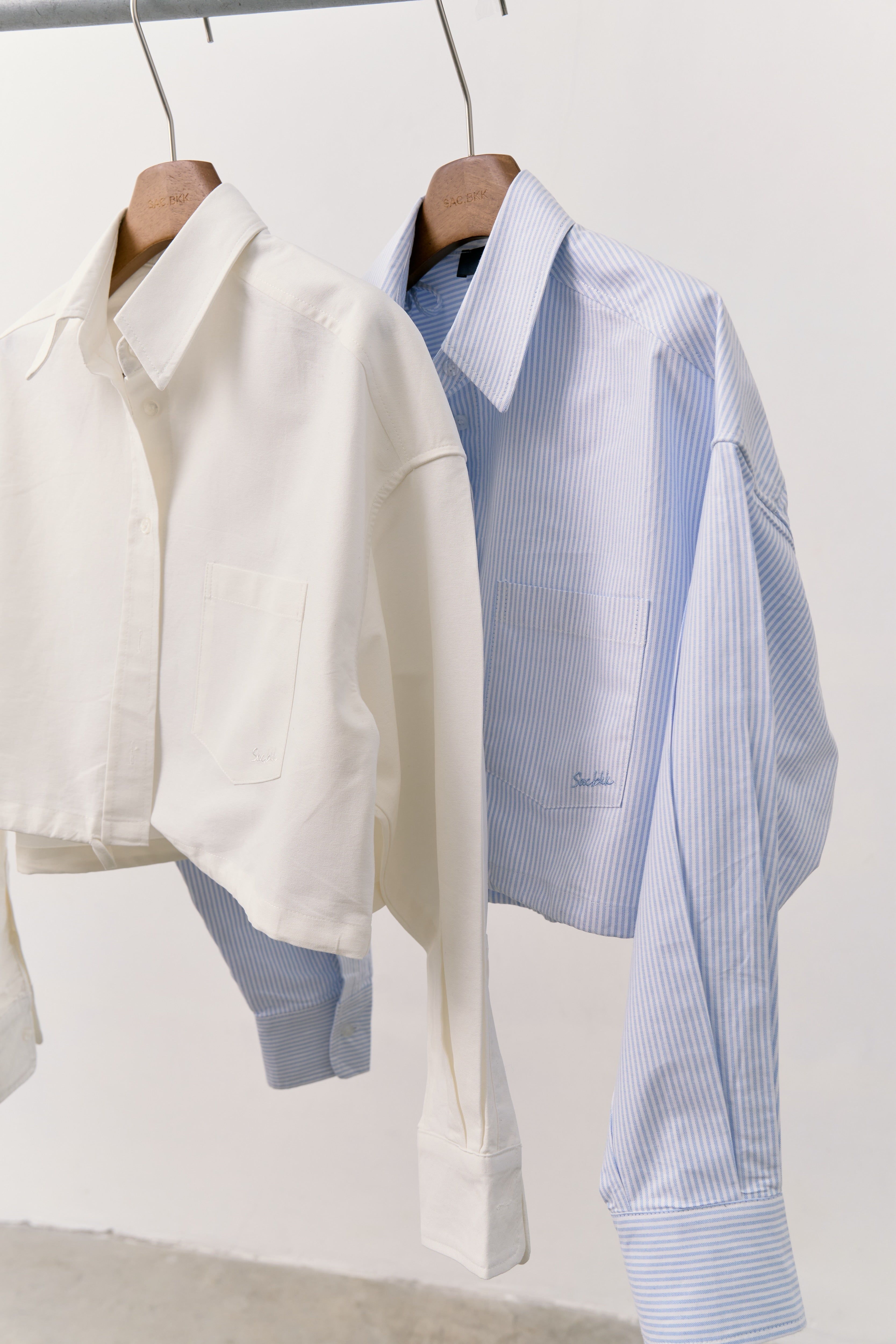 OXFORD CROPPED SHIRT
