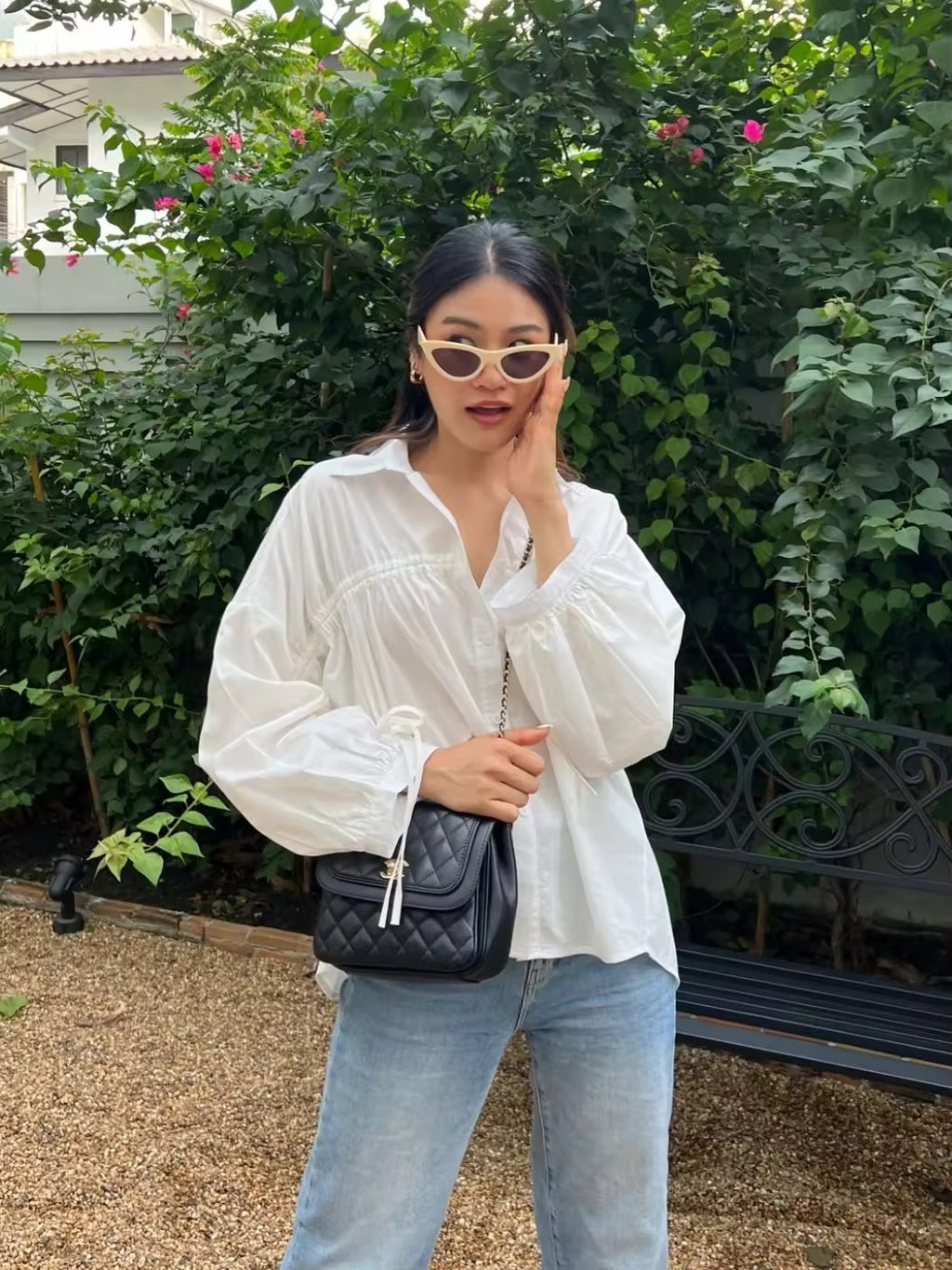 DRAWSTRING SHIRT