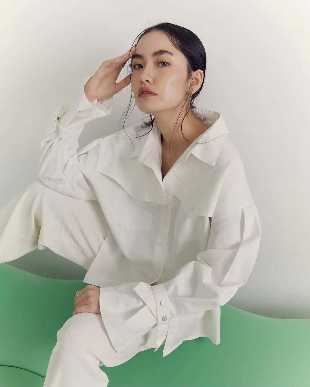 OVERSIZED FLAP SHIRT