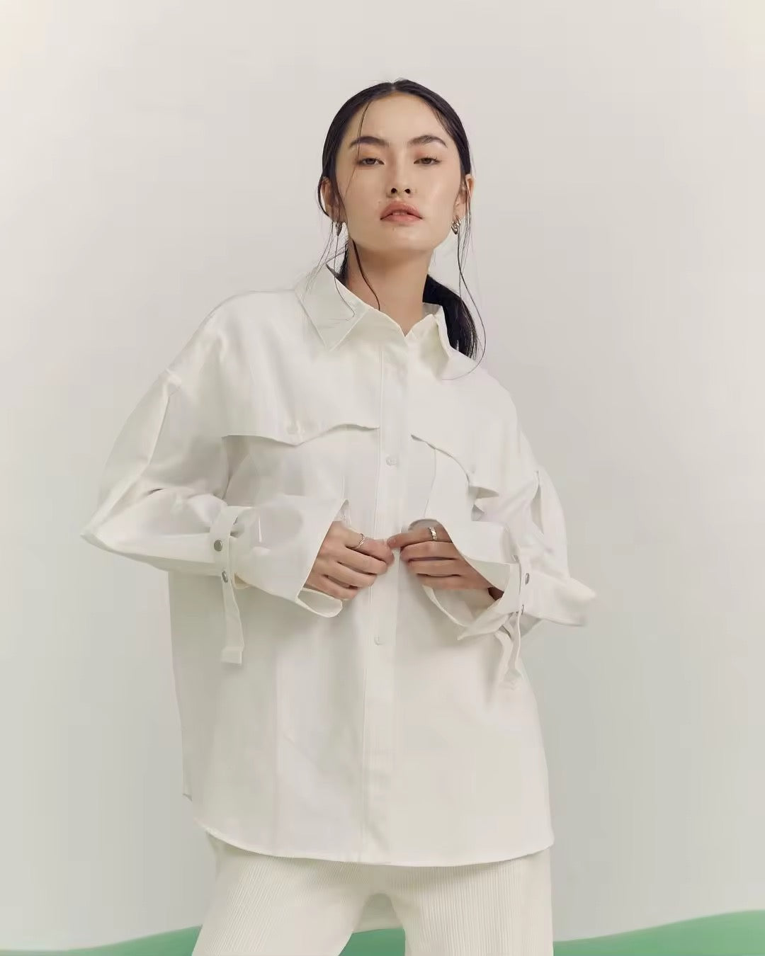 OVERSIZED FLAP SHIRT