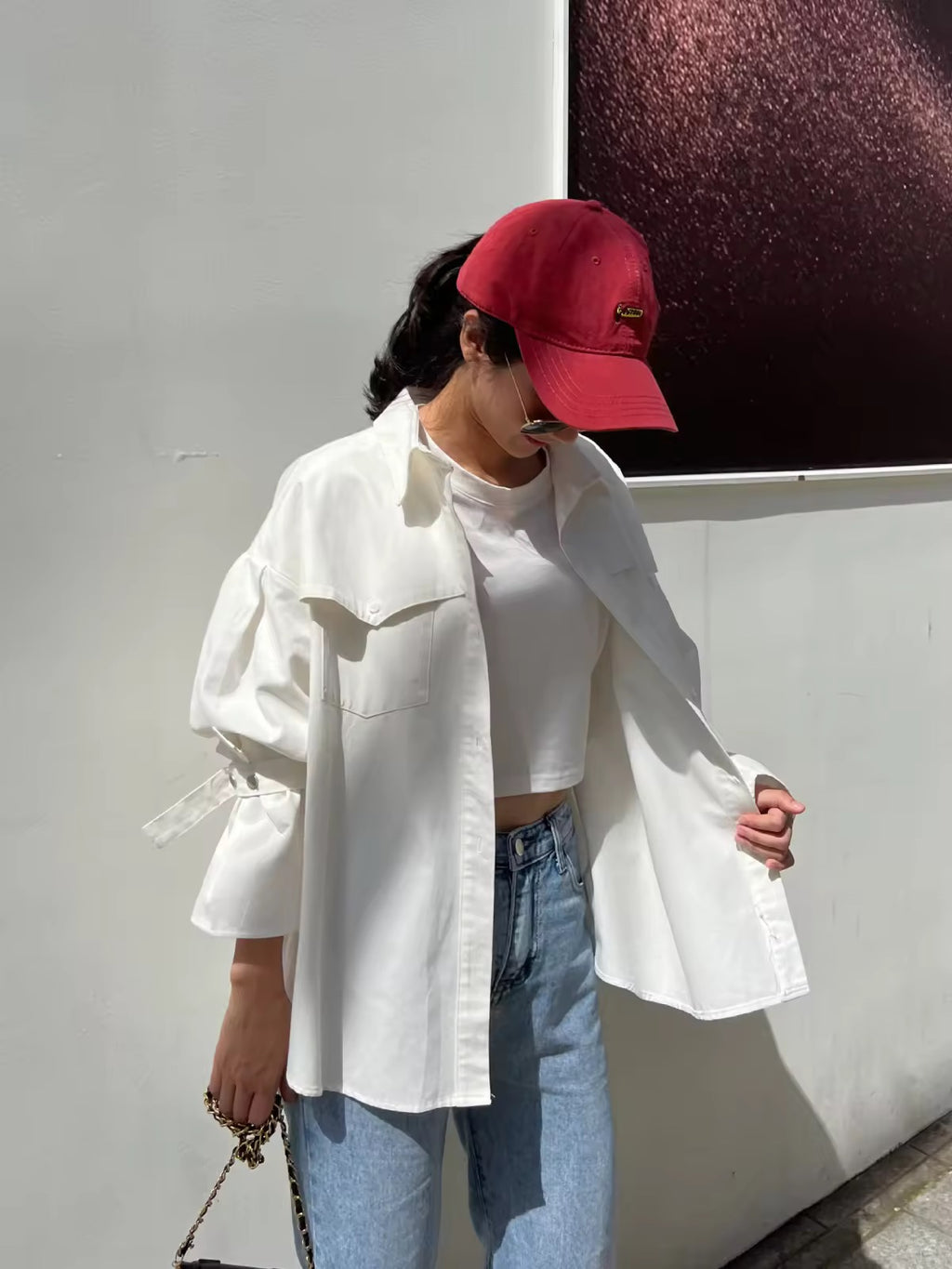 OVERSIZED FLAP SHIRT