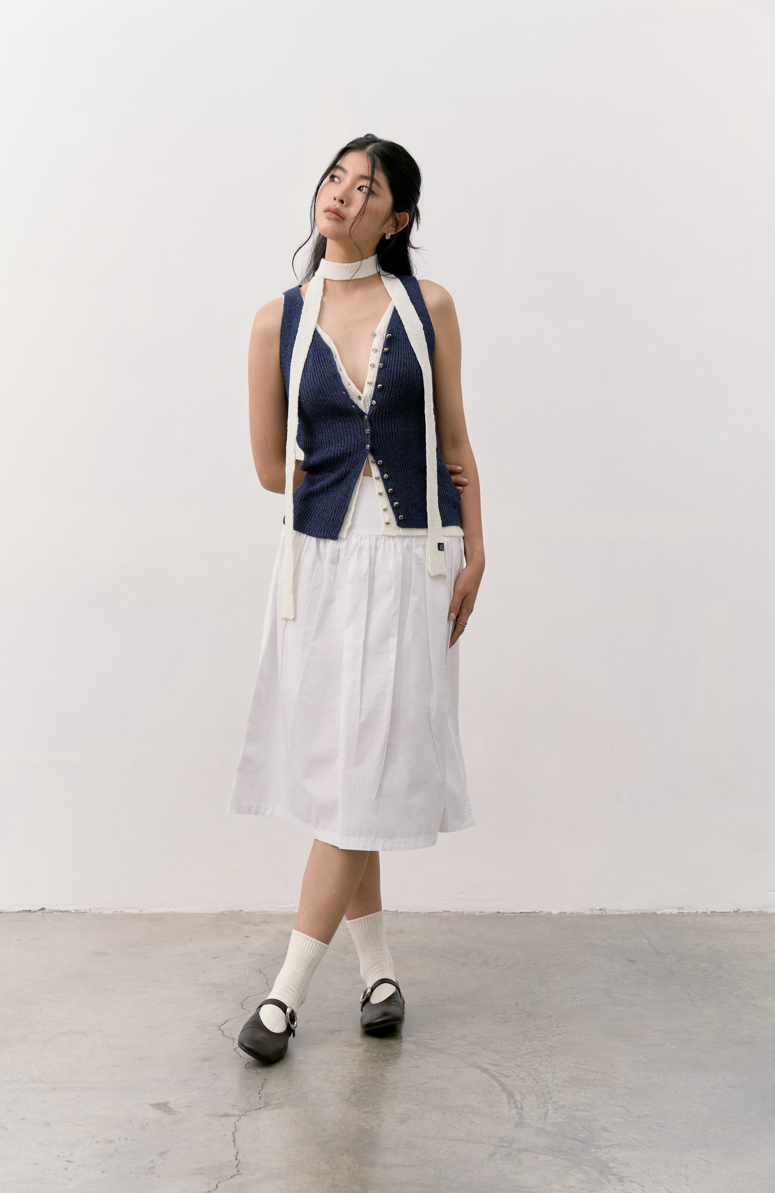 DOUBLE S KNIT TOP