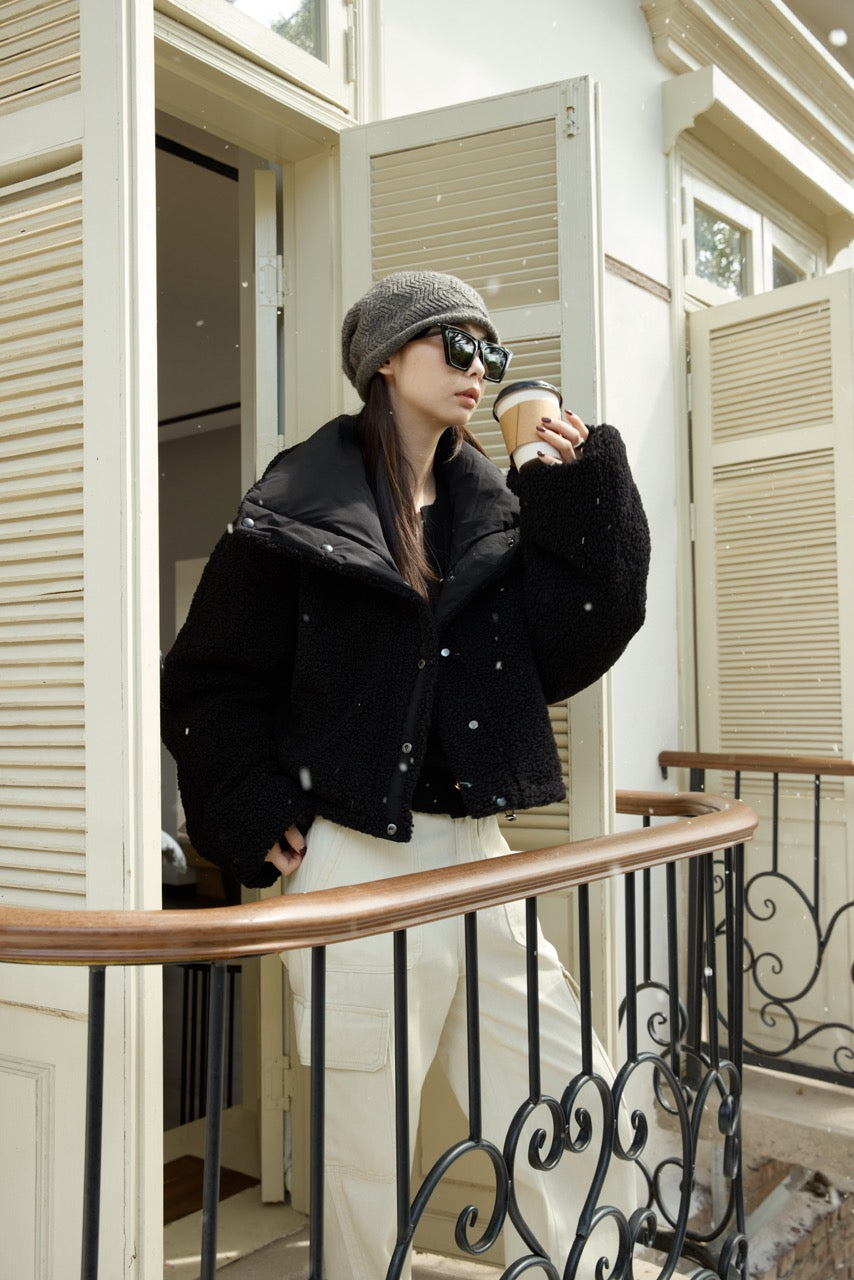 REVERSEABLE DOWN PUFFER JACKET