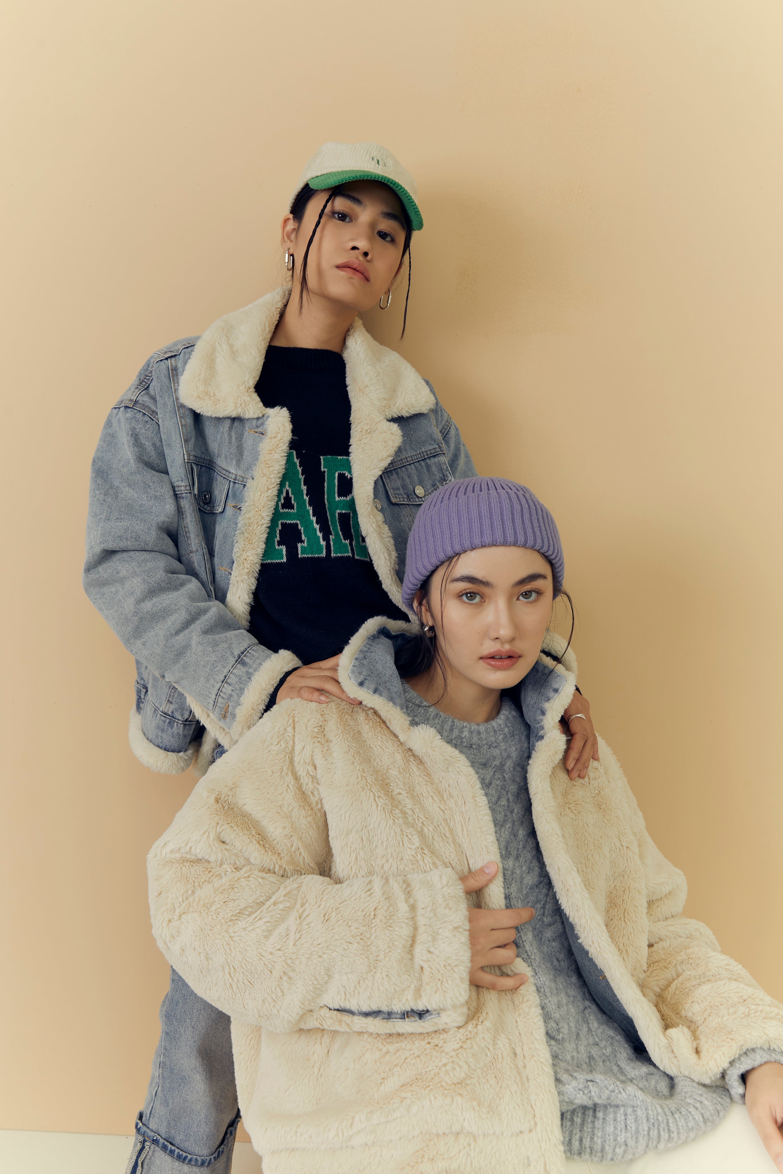 SHERPA TRUCKER DENIM JACKET