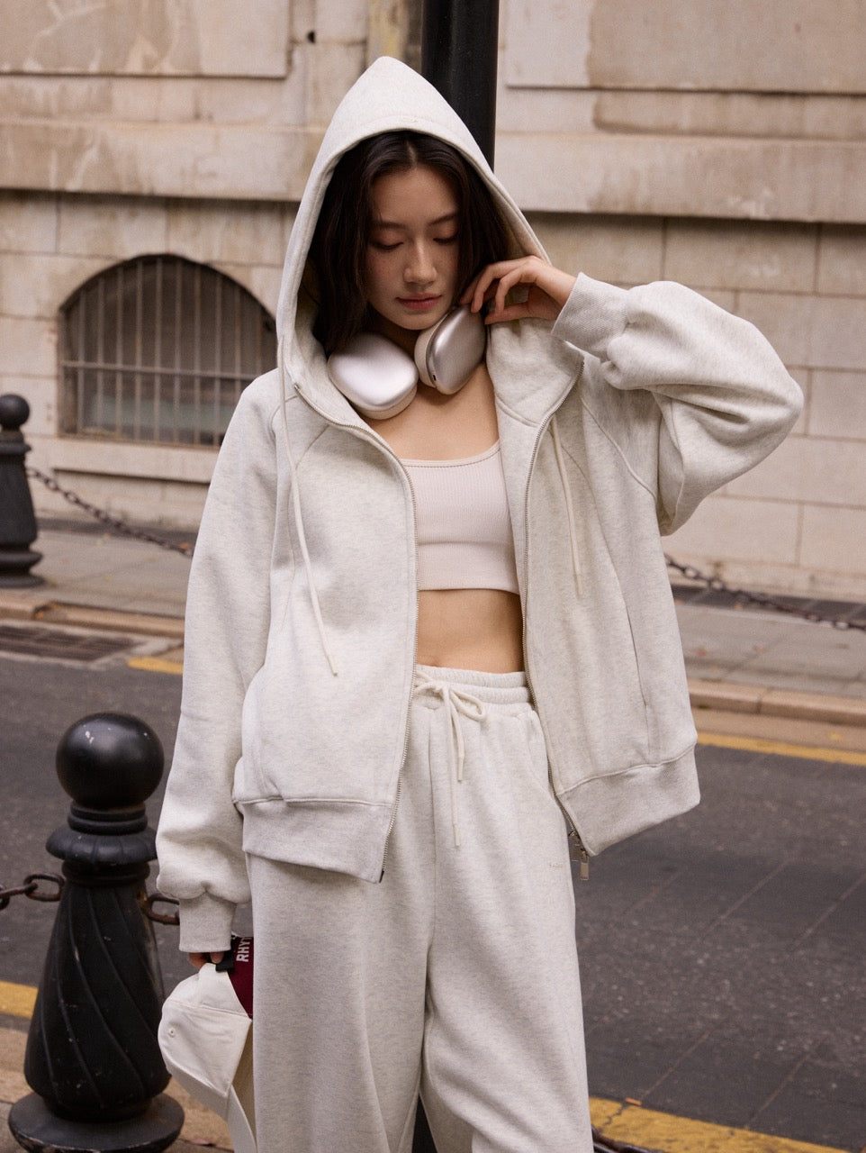 Extra warm hoodie set - Available in 2 colors ( Oat, Navy)