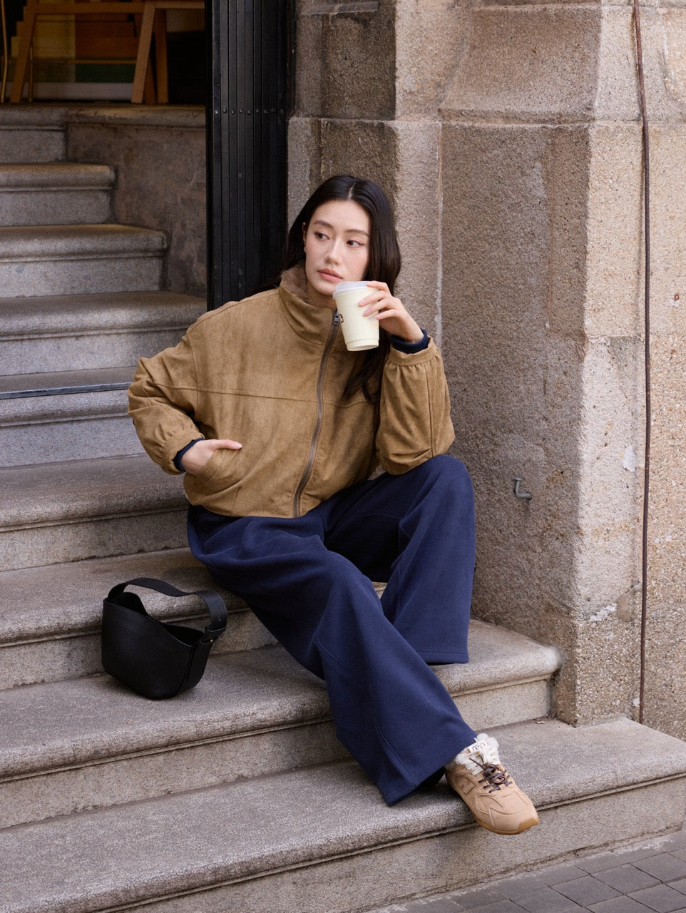 Reversible Mink suede Jacket