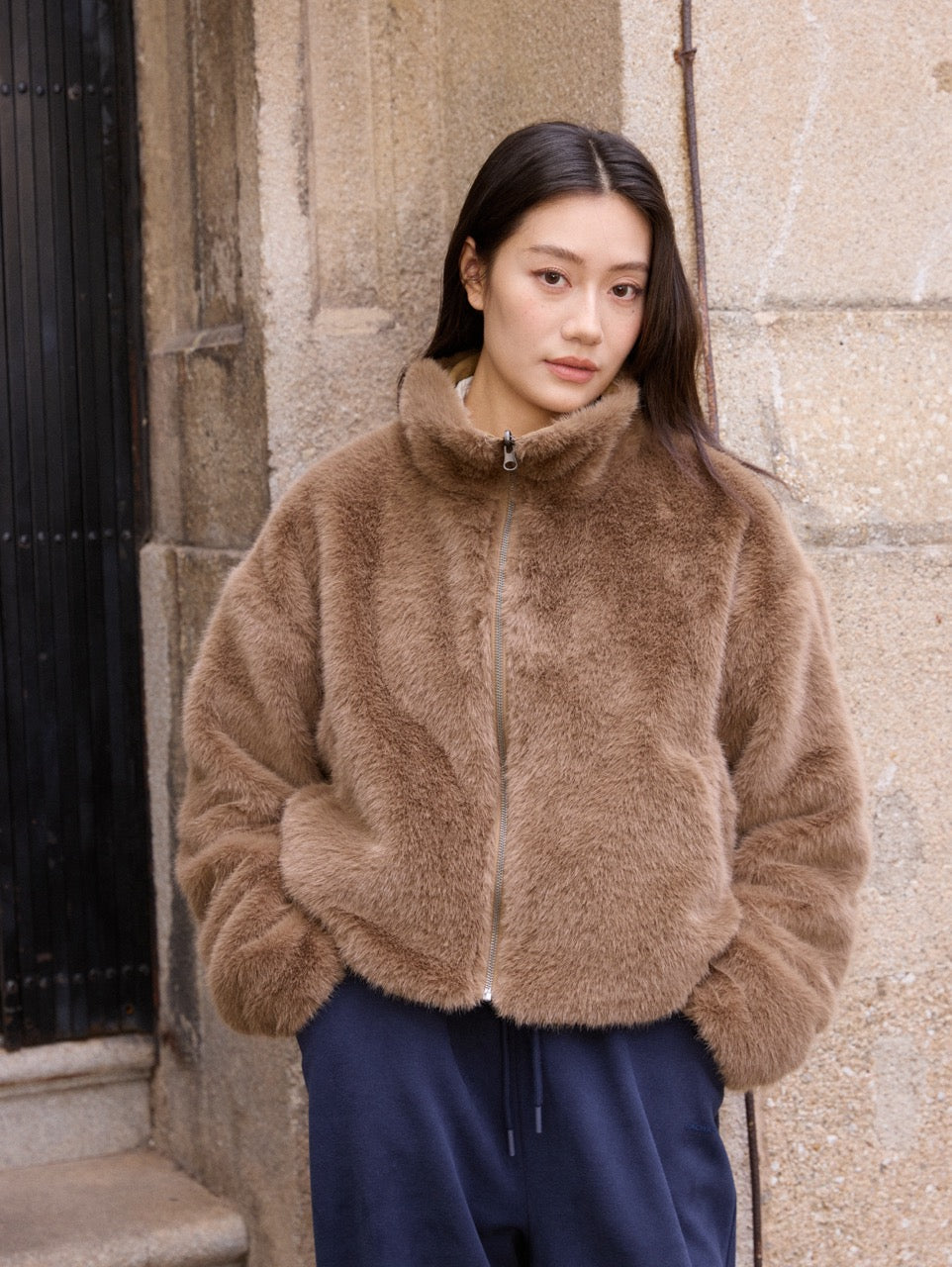 Reversible Mink suede Jacket