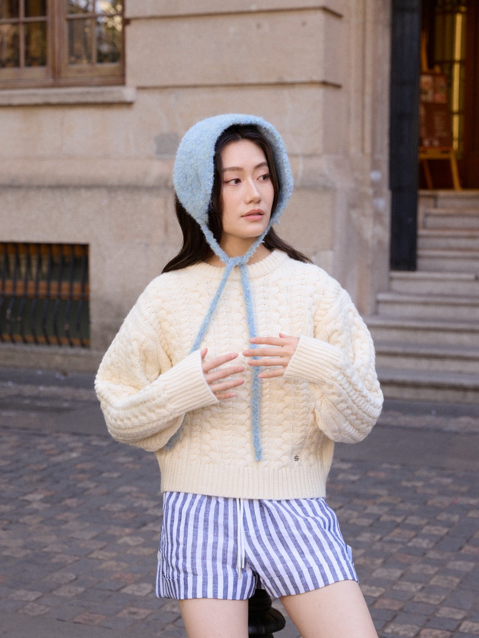 Cable knit sweater - Available in 5 colors
