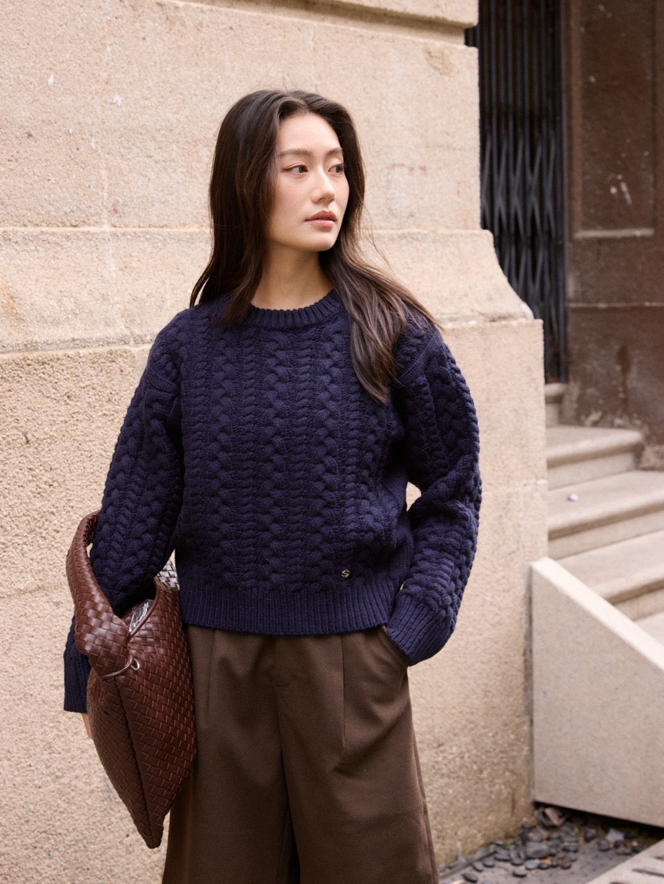 Cable knit sweater - Available in 5 colors