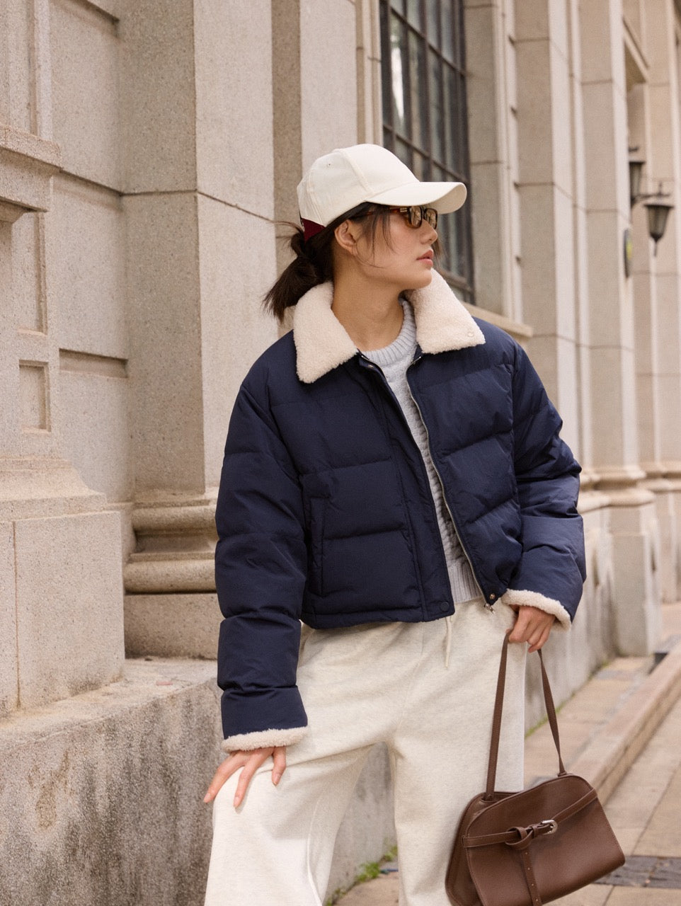 SEMI SHORT DOWN PUFFER JACKET