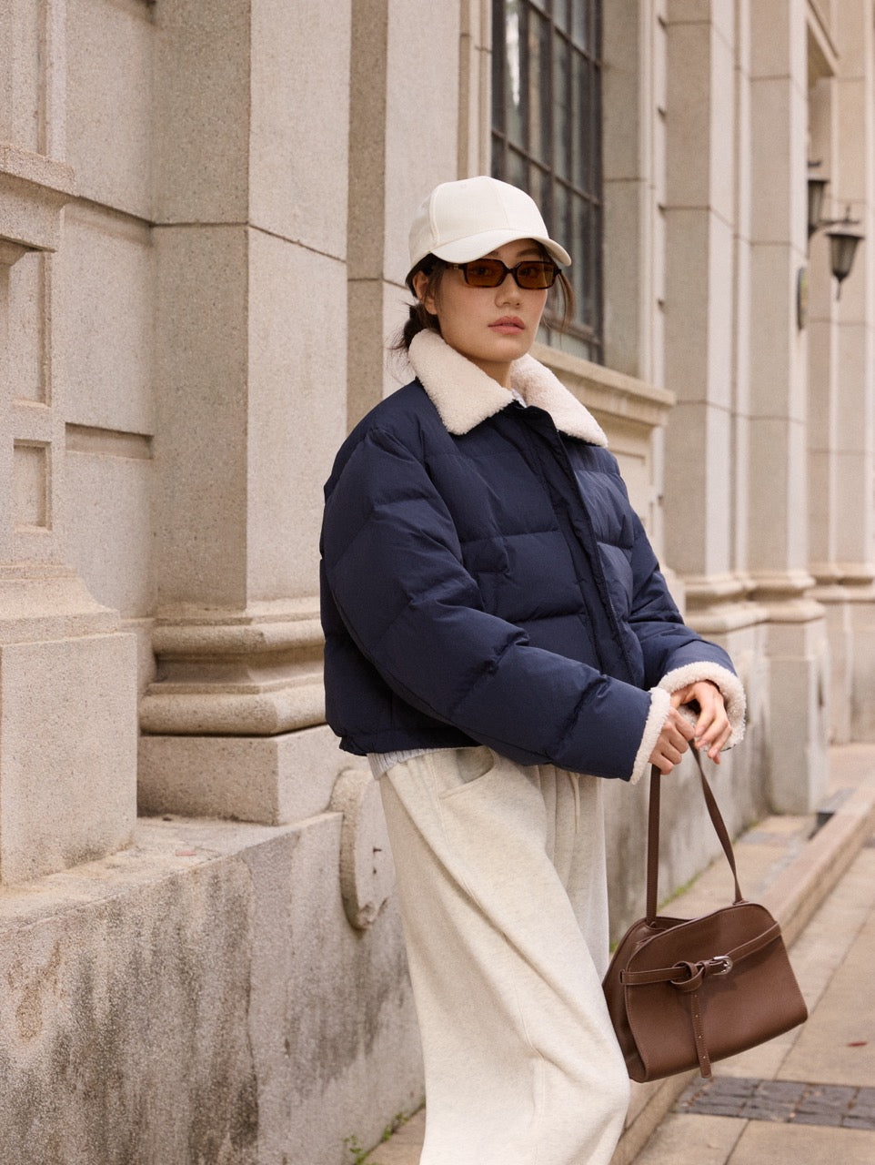 SEMI SHORT DOWN PUFFER JACKET