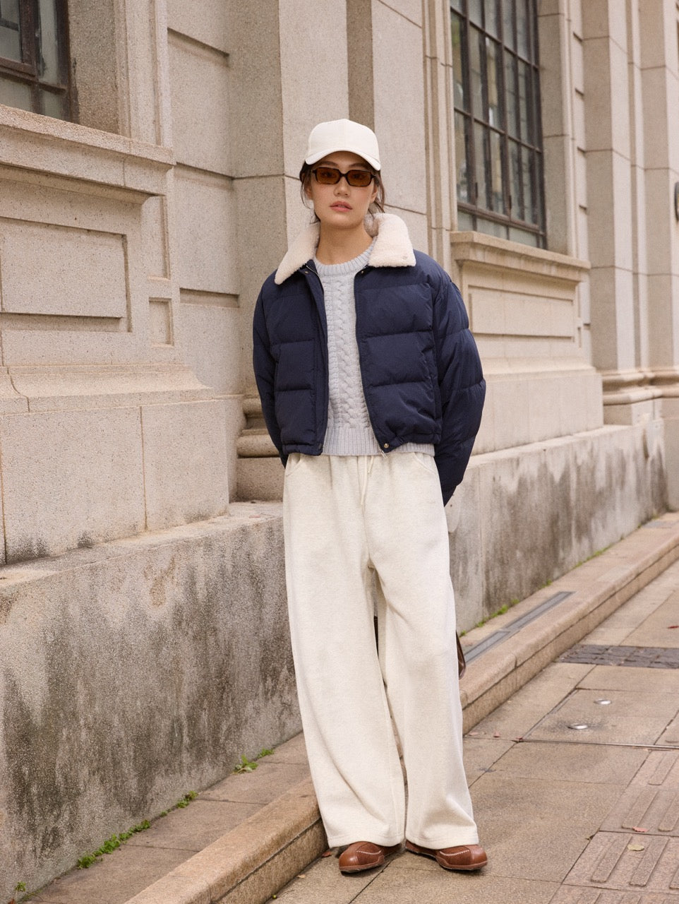 SEMI SHORT DOWN PUFFER JACKET