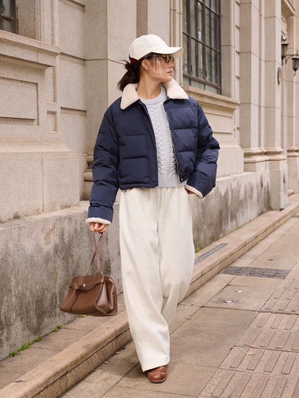 SEMI SHORT DOWN PUFFER JACKET