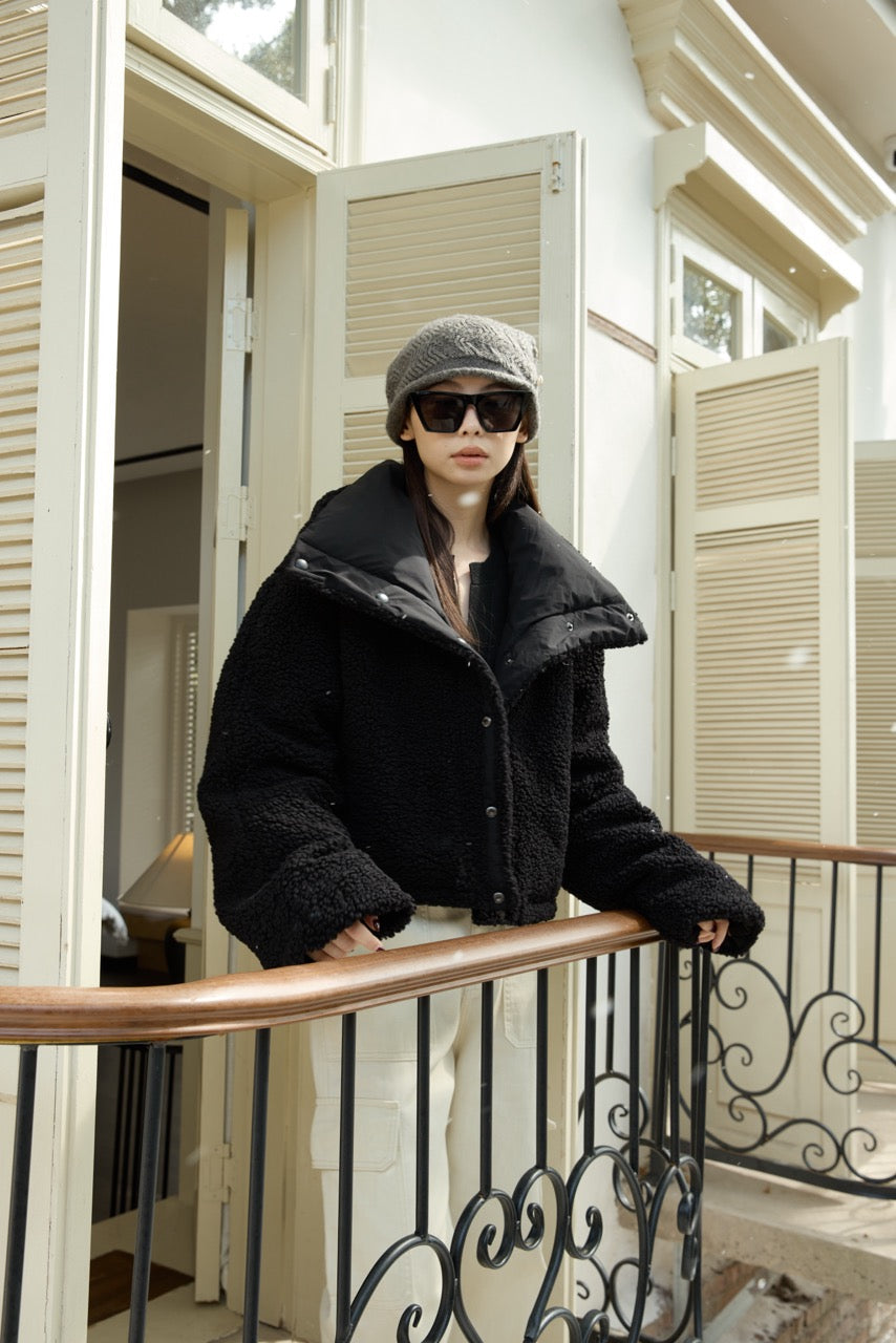 REVERSEABLE DOWN PUFFER JACKET