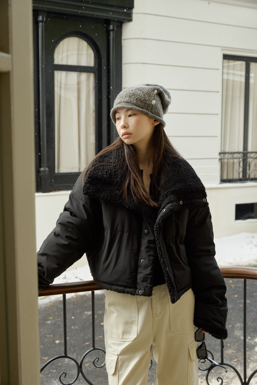 REVERSEABLE DOWN PUFFER JACKET