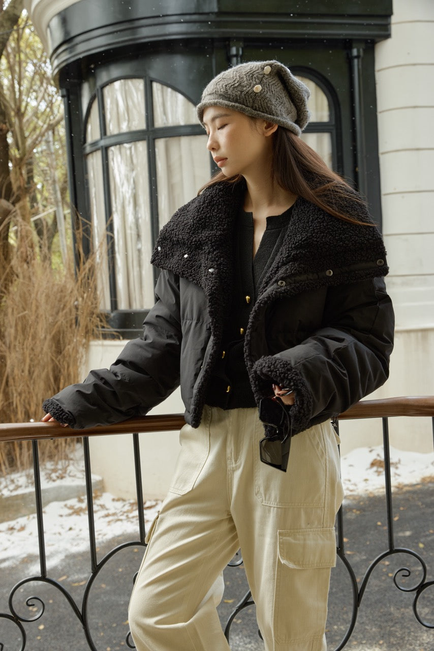 REVERSEABLE DOWN PUFFER JACKET