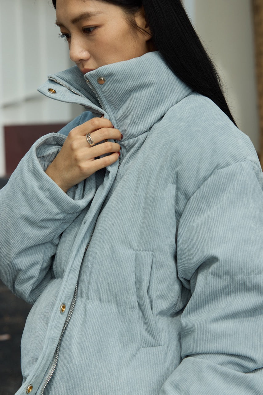 CORDUROY DOWN PUFFER JACKET