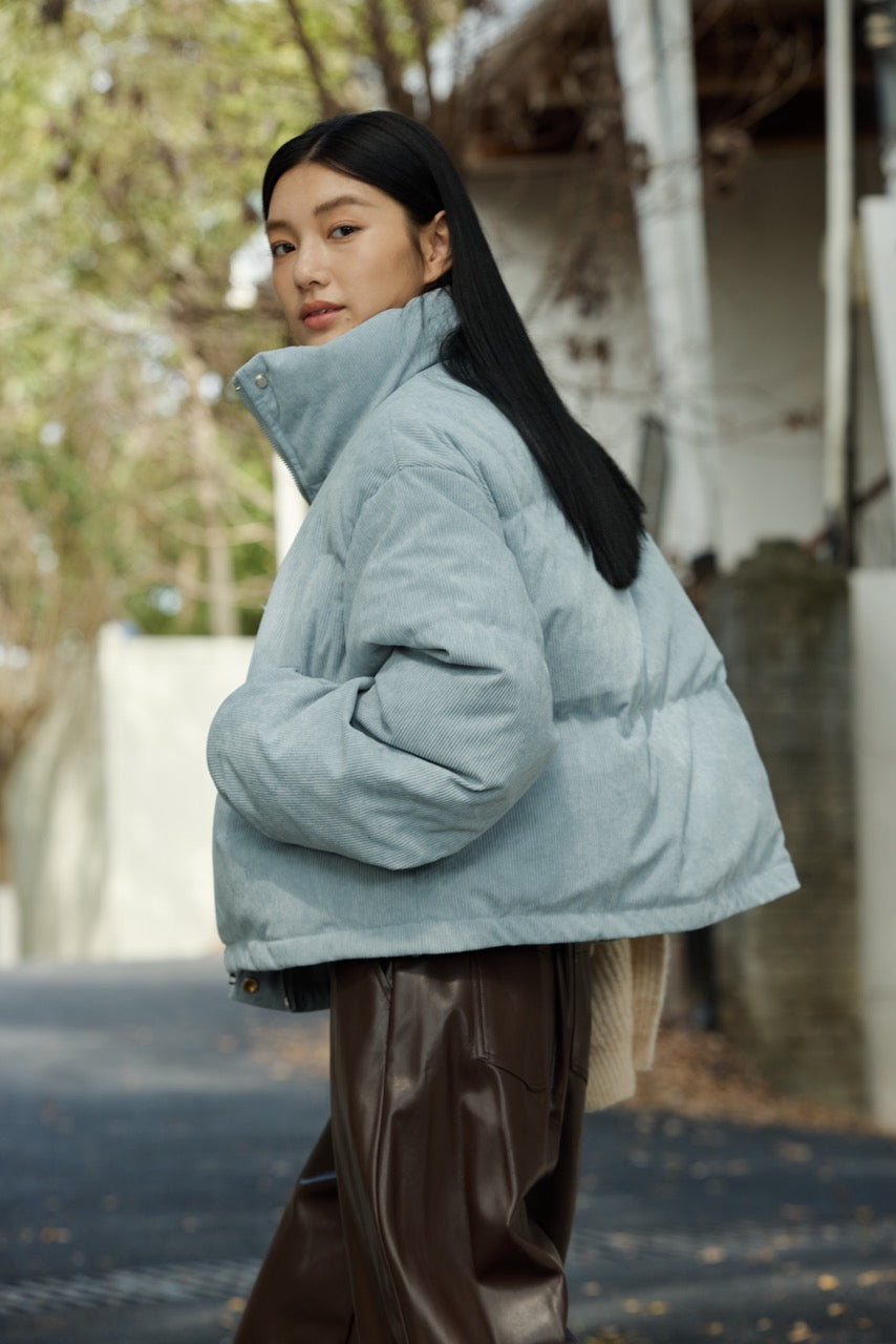 CORDUROY DOWN PUFFER JACKET