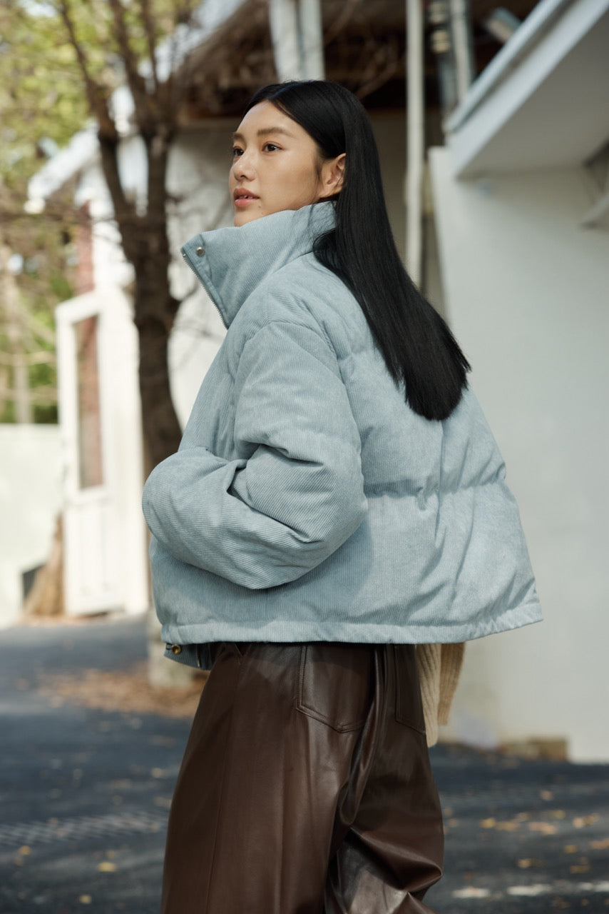 CORDUROY DOWN PUFFER JACKET