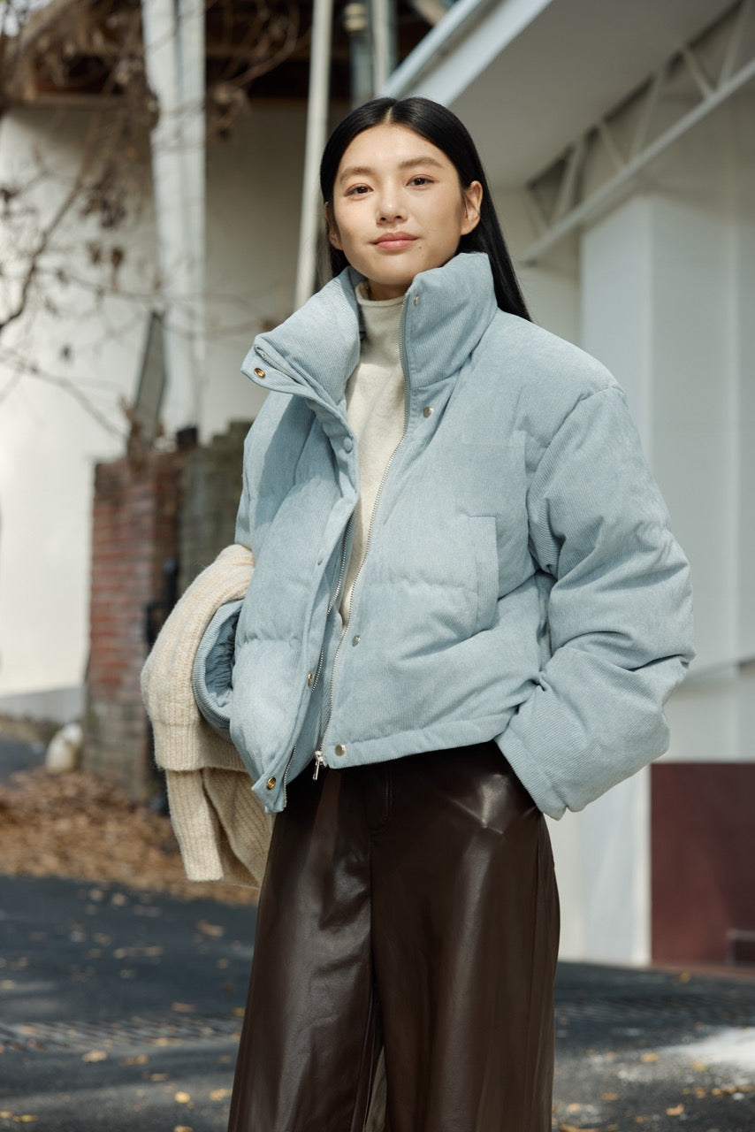 CORDUROY DOWN PUFFER JACKET