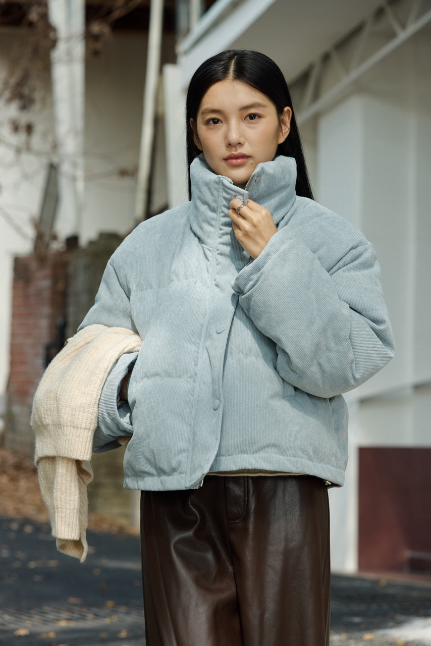 CORDUROY DOWN PUFFER JACKET