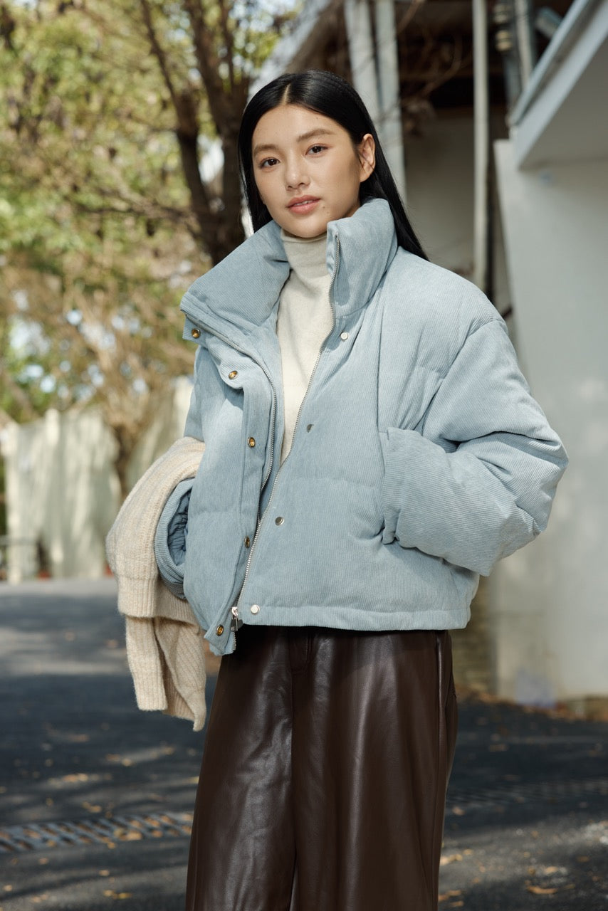 CORDUROY DOWN PUFFER JACKET