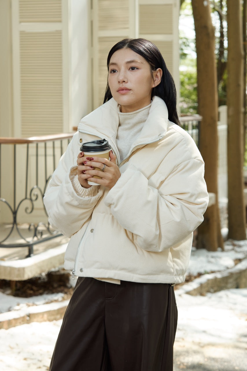 CORDUROY DOWN PUFFER JACKET