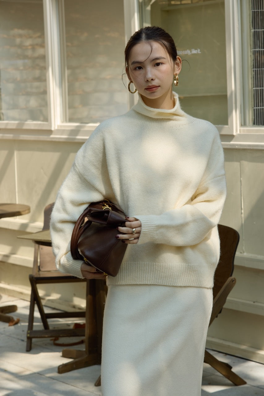 OPEN NECK SWEATER - Available in 5 colors