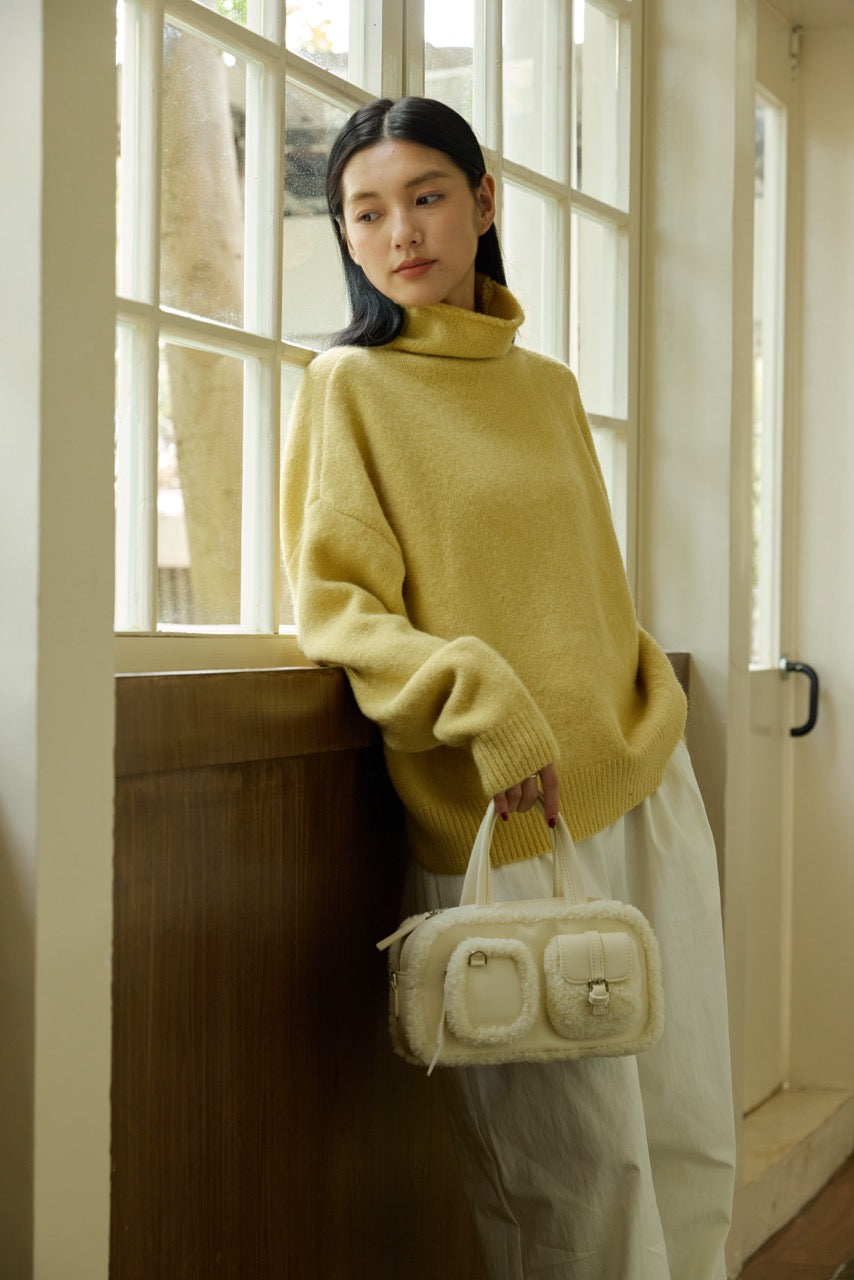 OPEN NECK SWEATER - Available in 5 colors