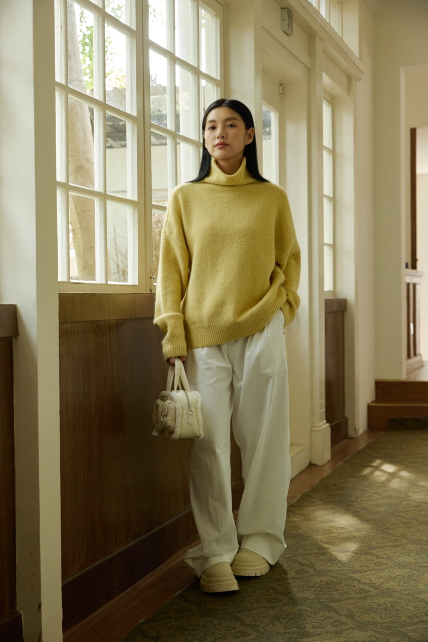 OPEN NECK SWEATER - Available in 5 colors