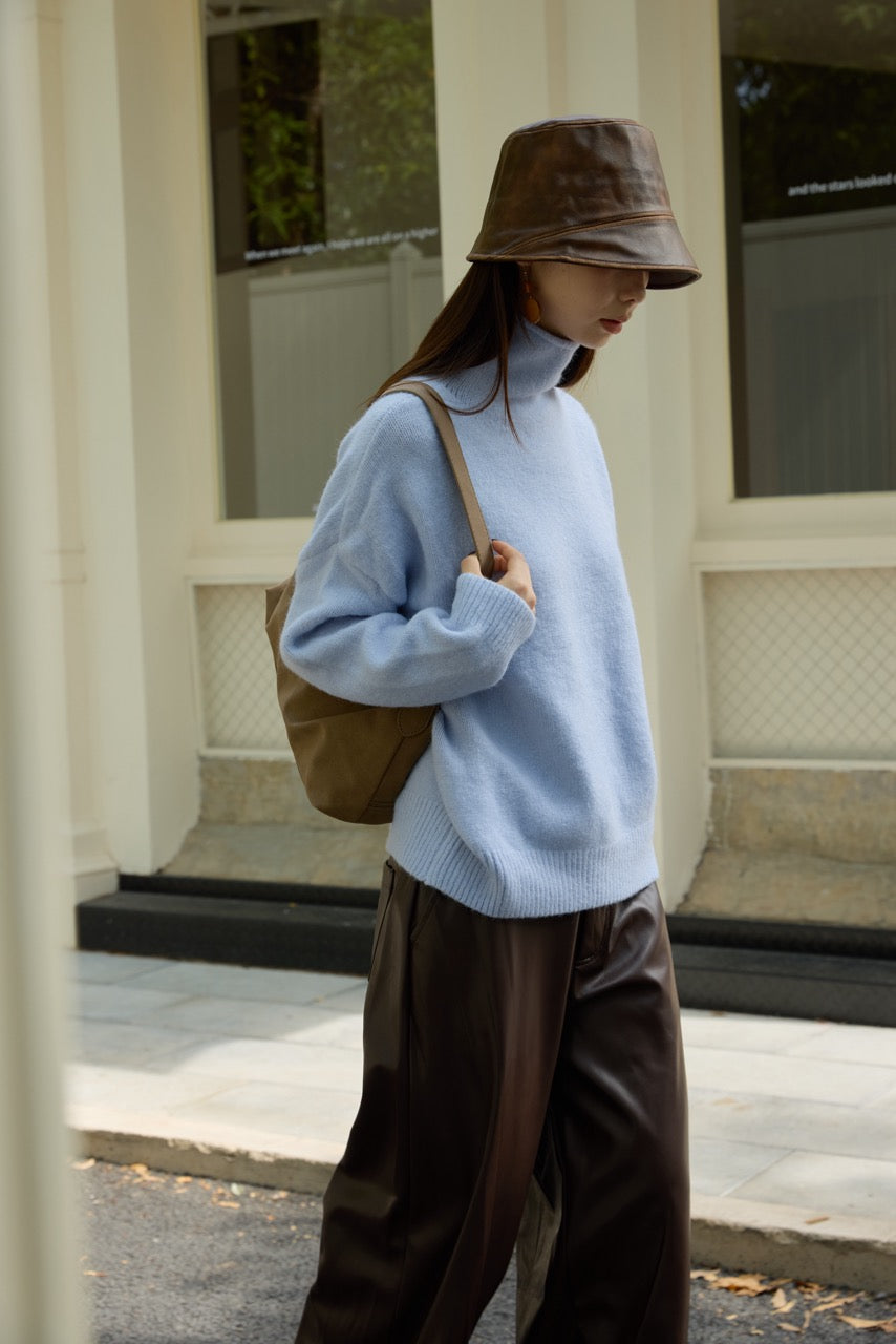 OPEN NECK SWEATER - Available in 5 colors