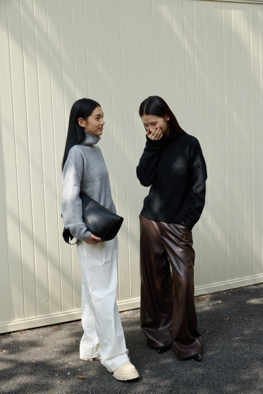 OPEN NECK SWEATER - Available in 5 colors