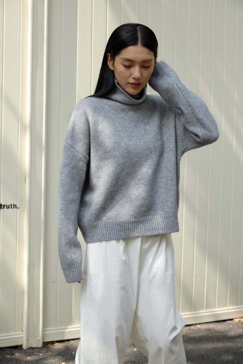 OPEN NECK SWEATER - Available in 5 colors