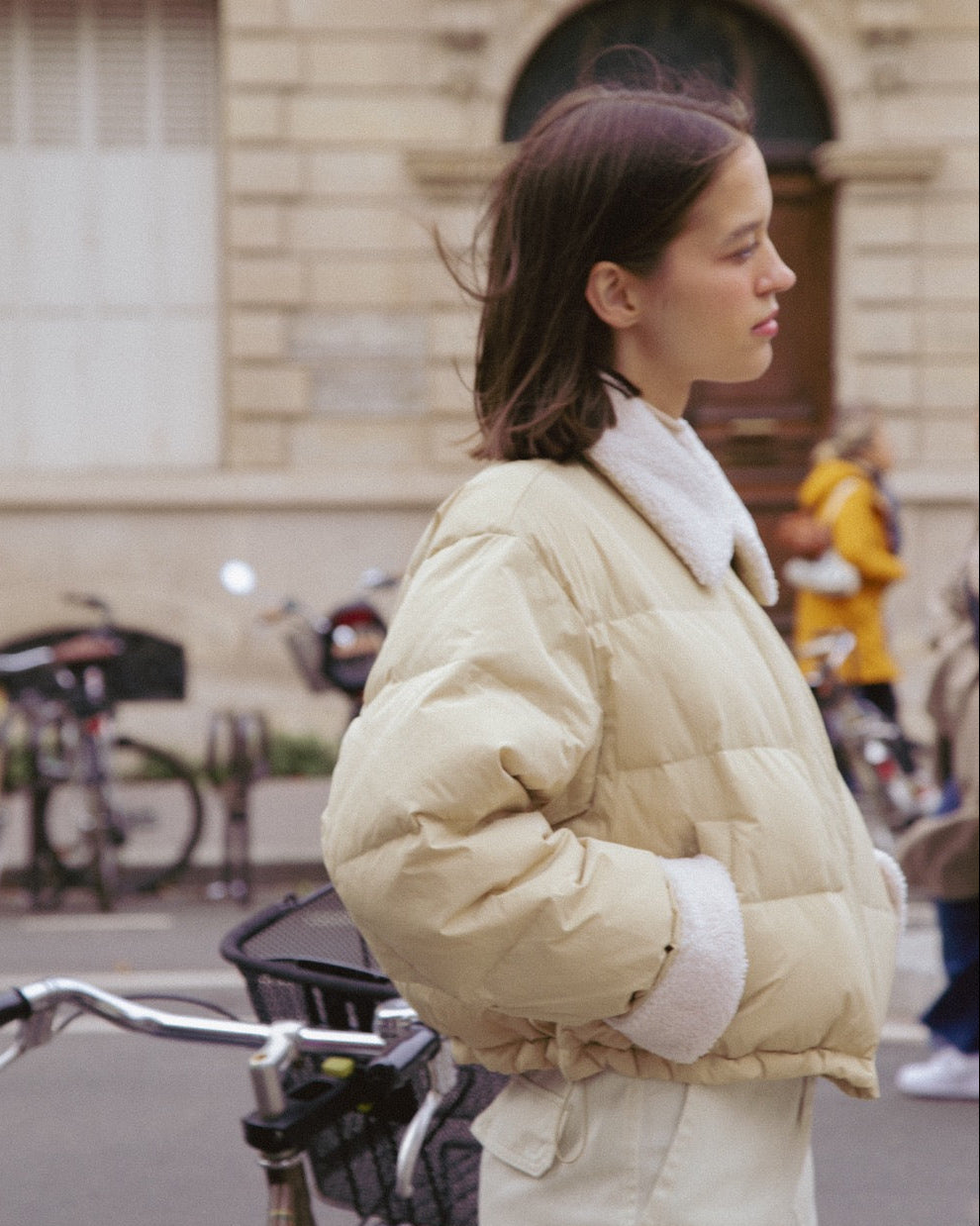 SEMI SHORT DOWN PUFFER JACKET