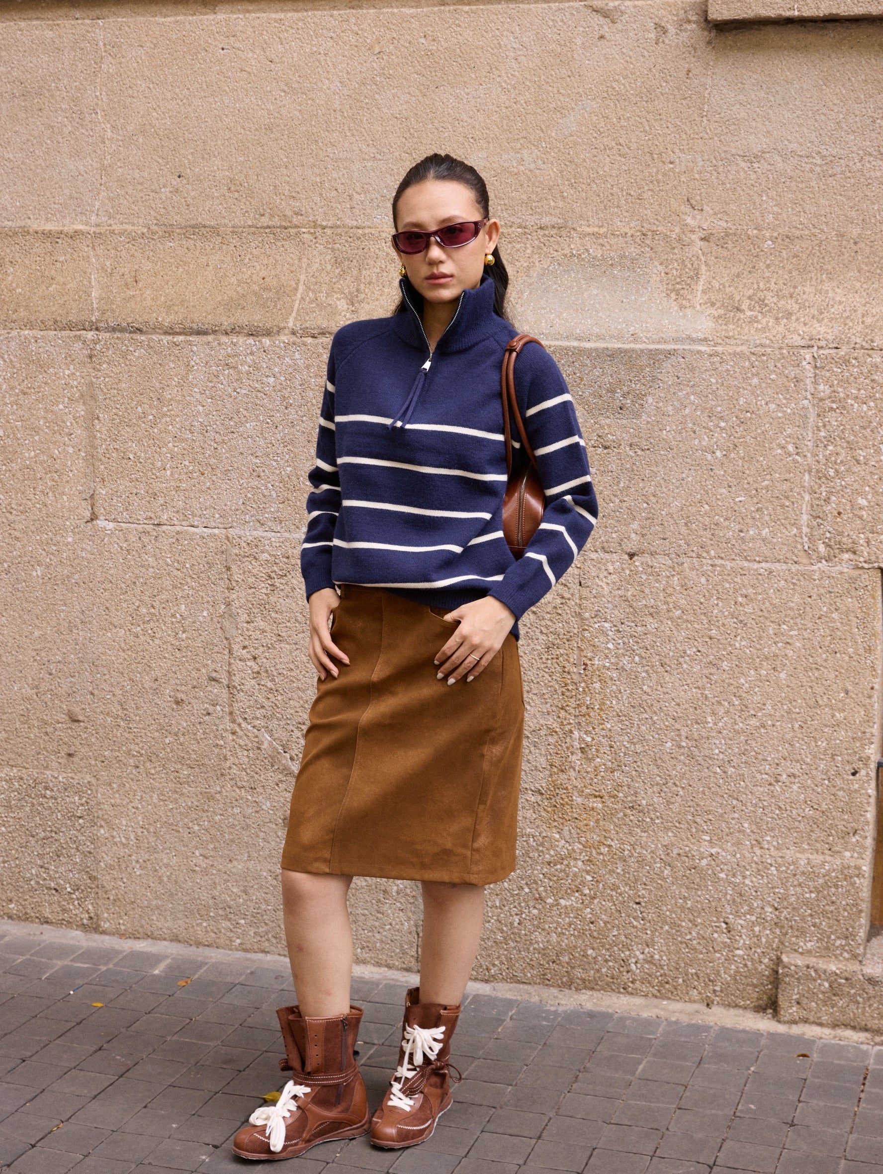 STRIPE KNIT SWEATER